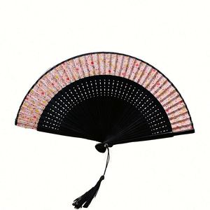 Abanicos de Bambú Hechos a Mano para Mujer, Pequeños, de Tela, Venta al Por Mayor - Product Image 6