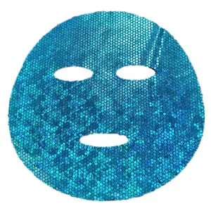 Blue Foil Mask Non-woven Facial Mask Sheet With Higher Water Absorption Dry Non-woven Face Mask