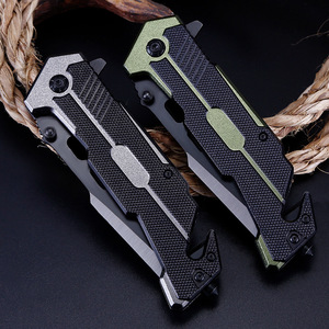 Cuchillo de Supervivencia Multiusos de Acero Inoxidable 3cr13 Premium, Mango de Aluminio, Hoja Recta, para Camping y Caza, DIY OEM - Product Image 2