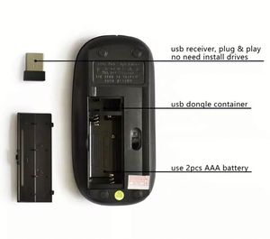 High Quality Portable Mini Ultra-thin <b>Wireless</b> Mouse Ergonomic TYPE-C Vertical Rechargeable <b>Wireless</b> Mouse for Laptops - Product Image 5