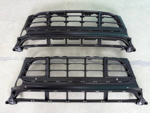 Grille noire centrale de pare-chocs avant d'origine utilisée de nouveau style pour la Porsche <span class=keywords><strong>Macan</strong></span> 95B 2015-2017 - Product Image 3