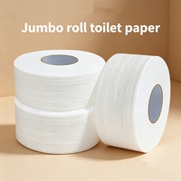 Papier toilette en rouleau jumbo de haute qualité, fabriqué à partir de pâte de bois vierge naturelle, vente en gros d'usine