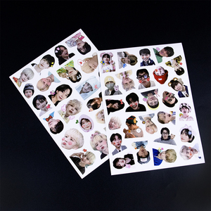 Estrela impermeável personalizada Adesivo Diy Promocional Die Cut Vinyl Impressão Adesivo personalizado Celebridade Adesivos Folhas - Product Image 4