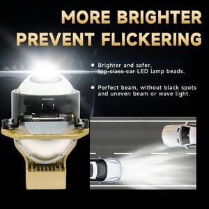 Faro Delantero Láser con Lente de Proyector Bi-LED Súper Brillante de 3 Pulgadas, IP68 Resistente al Agua, 6000K, 140W, 14000LM, Ajuste Universal para Automóviles - Product Image 5