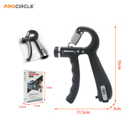 HG-W21S07 10-60kg Réglable Exerciseur Trainer Anti-slide Home Gym Equipment Strengthener Hand Grip Set