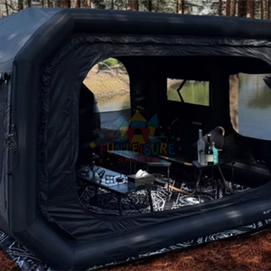 Tente pneumatique portable, tente de camping, tente de randonnée pliable, imperméable, grande tente carrée familiale, capsule de glamping, tente gonflable - Product Image 4