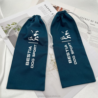 Sac à cordon personnalisé en toile de coton, petit sac cadeau pour animaux de compagnie, bijoux, shampoing, avec cordon de serrage, emballage personnalisé avec logo, sac anti-poussière en coton
