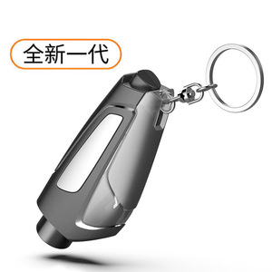 Emergency Hammer Car Window Breaker <b>Keychain</b> Black Multi Functional Rescue Tool For Vehicle <b>Safety</b> Escape - Product Image 3