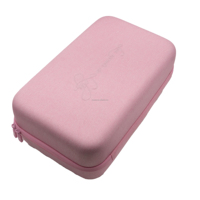 Étui pour sèche-cheveux en EVA avec fermeture éclair, coque rigide, antichoc, sac de transport et de rangement pour sèche-cheveux et accessoires, logo personnalisé, violet, OEM