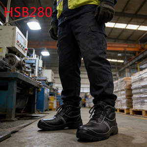 LXG, Chaussures de sécurité S3 pour travaux de démolition, équipement de sécurité pour chantier d'excavation, amélioration de la sécurité sur site, chaussures de sécurité HSB008 - Product Image 6