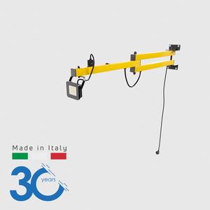 Sistema de Iluminación para Camiones B360 - Brazo LED de Doble Articulación, Extensión de 1000 mm, 360 °   Rotación, Modelo B360.LDLGT - Product Image 1