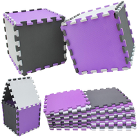 Tapis EVA souple Puzzle pour enfants Tapis de jeu en mousse de sécurité non toxique pour ramper et utiliser des jouets