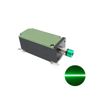 Hoog Vermogen Verstelbare Focusserende Powell Lens 520nm 1W 1.4W Groene Lijn Laser Goede Warmteafvoer Luchtvaart Plug Industriële Kwaliteit