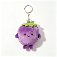 Porte-clés en peluche poire au design original, pendentif en coton PP doux, logo personnalisé, OEM ODM, cadeau promotionnel, approvisionnement en gros