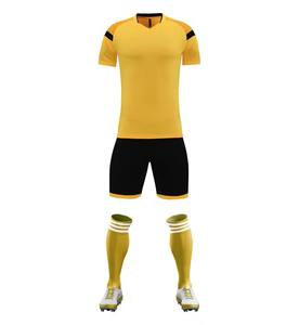 厂家批发足球服定制面料足球服运动套装透气吸汗快干运动服 - Product Image 5