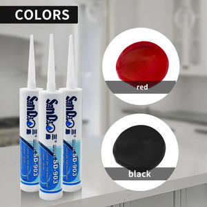 Mastic silicone résistant aux très hautes températures, <span class=keywords><strong>colle</strong></span> <span class=keywords><strong>de</strong></span> calfeutrage en caoutchouc RTV rouge <span class=keywords><strong>pour</strong></span> adhésif métallique - Product Image 1