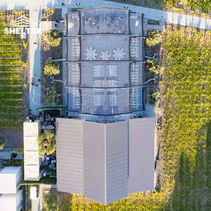 Gran techo transparente superior 40x60 boda evento tienda de campaña de lujo Big Clear Span fiesta carpa para eventos al aire libre - Product Image 5