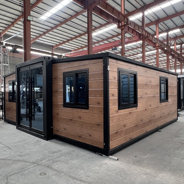 Foldable Portable Container House Prefabricated Tiny Cabin Mobile Housing Solution for Camping, Emergency Use