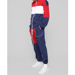 Survêtements de sport personnalisés avec logo imprimé, vente en gros, jogging, ensembles de survêtements 100% polyester pour hommes - Product Image 2