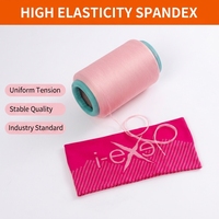 Prix d'usine SCY 3075 Fil recouvert de spandex, polyester DTY haute élasticité pour chaussettes et tricot