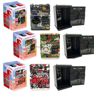 행운의 장난감 전자 돈 은행 금고 미니 <span class=keywords><strong>ATM</strong></span> 현금 동전 수 자동 스크롤 종이 돈 절약 상자 어린이를위한 멋진 생일 선물 - Product Image 5