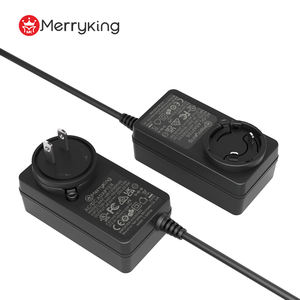 Fuente de alimentación CC de 24 V 2A <span class=keywords><strong>2.5A</strong></span>, adaptador de CA de <span class=keywords><strong>48W</strong></span>, 100-240V a CC, 24 voltios, 2 amperios, 4 enchufes intercambiables para cámara <span class=keywords><strong>CCTV</strong></span> de luz LED de 24 V - Product Image 1