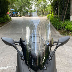 Parabrisas alzado para motocicleta, Deflector de parabrisas largo para <span class=keywords><strong>Yamaha</strong></span> NMAX155, <span class=keywords><strong>N</strong></span>-<span class=keywords><strong>MAX</strong></span>, 155, <span class=keywords><strong>2020</strong></span>, 2021 - Product Image 2