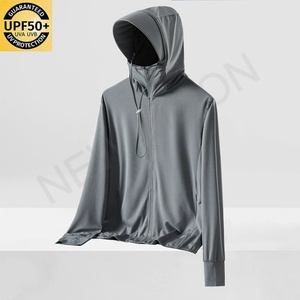 Ropa de Protección Solar UPF50+ de Seda de Hielo para Hombre y Mujer, Anti-UV, Ligera y Transpirable, Chaqueta de Protección Solar - Product Image 4