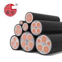 Cable de alimentación aéreo para exteriores, antienvejecimiento, estándar GB, con conductor de cobre ignífugo, 3+2 núcleos, YJV-0.6/1KV, 10mm²-300mm² [En stock]