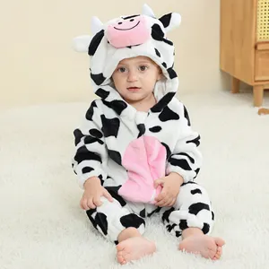 MICHLEY OEM/ODM Babi Jumpsuits Infant Girl Boy Clothing Animal Newborn Winter Baby Clothes