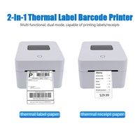 Imprimante d'étiquettes haute vitesse en promotion – Personnalisation du logo, format de bureau, 110 mm, 203 DPI, couleur, thermique directe, interface USB, garantie 1 an