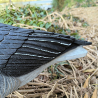 Décoy de canard grison réaliste 3D en EVA souple et léger, à fixation au pied, pour l'observation en extérieur et la décoration de jardin
