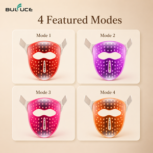 <span class=keywords><strong>Masque</strong></span> facial <span class=keywords><strong>LED</strong></span> BULUCE F1001 OEM, logo personnalisé, appareil de beauté facial en silicone, marque privée, équipement de soin du <span class=keywords><strong>visage</strong></span> rechargeable - Product Image 5