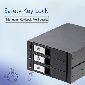 St3530b nhôm nội bộ 3 bay 3.5 inch Sata SAS ổ cứng trao đổi nóng bao vây cho 5.25 khe cắm quang học - Product Image 4