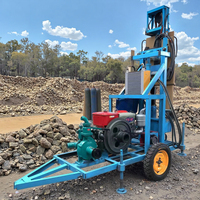 Foreuse portable diesel 22 CV neuve pour puits d'eau agricole de 150 m avec composants essentiels - Prix usine pour les distributeurs