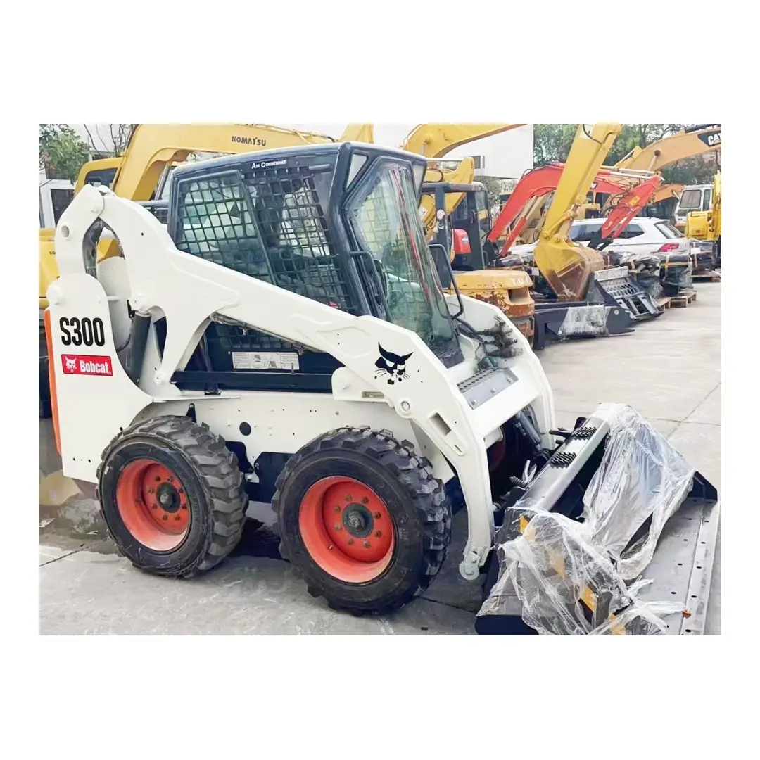 Máquina de manivela bobcat usada S16 S18 S160 S185 S300 S550 Minicarregadeira usada bobcat em boas condições para venda