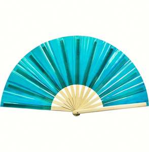 Abanico Plegable Grande Personalizado de Alta Calidad de 13 Pulgadas para Eventos y Fiestas - Product Image 1