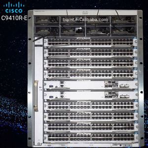 Commutateur central Cisco Catalyst 9400 C9410R-E neuf à 10 emplacements, 384 ports avec prise en charge PoE+, châssis en stock, livraison rapide - Product Image 1