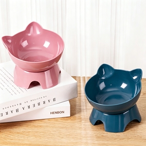 15 °   Ciotola Inclinata per Gatti con Protezione per il Collo, Base Antiscivolo, Facile da Pulire, per Acqua e Cibo, per Gatti da Interno - Product Image 6