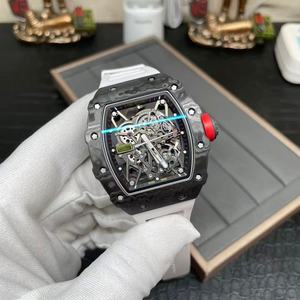 Relojes Tourbillon Mecánicos de Fibra de Carbono de Alta Gama con Forma de Barril, Modernos y de Moda, en Oferta - Product Image 3