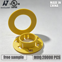 Buje Amarillo Anti-Cortocircuito para Cable BX MC, Accesorios para Conductos Metálicos Flexibles, Protector de Aislamiento para Cables Eléctricos