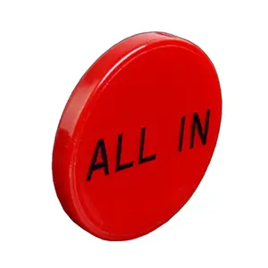 4 Stuks Texas Poker Chipset Klei Materiaal Melamine Plastic Dealer Munten Kleine Blinde Big Blind Dealer Alle Muntknoppen Spelset - Product Image 1