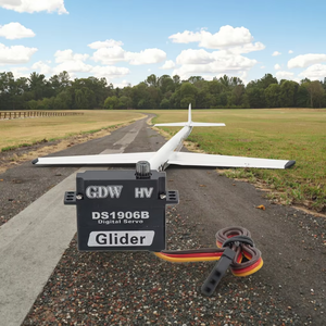 GDW DS1906B 9g Metal Gear 2.2kg 0.07 Seg Mini Glider Motor sin Núcleo de Aluminio Digital para Avión RC, Piezas Unisex - Product Image 2
