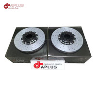 Kit Rem Cakram Keramik Karbon Depan 355/380/400/420/440mm Kaliper Rem Besar dan Kampas Rem untuk Audi Q7 RS7