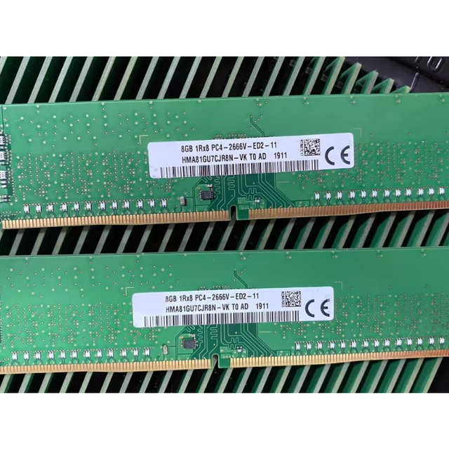 8GB 1R  8 PC4-2666V DDR4 Pure ECC UDIMM Server Memory