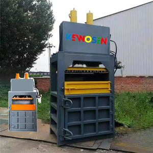 Presse à balles pour déchets de canettes en aluminium, bouteilles en plastique PET, carton et vêtements, compacteur de cartons - Product Image 1