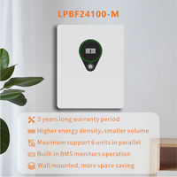 Système de stockage de batterie domestique Felicity Solar PV Plus 24V 100Ah LiFePO4 avec garantie de 5 ans et sortie de 3000W