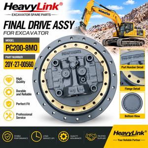 ชุดเฟืองขับเคลื่อนสุดท้ายสำหรับรถขุด รุ่น 20Y-27-00560 สำหรับ Komatsu PC200-8MO อะไหล่เครื่องจักรที่ใช้ร่วมกันได้ - Product Image 3