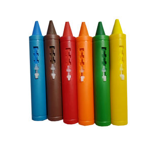 Crayons de bain colorés pour la salle de bain, crayons de bain personnalisés avec logo, crayons de bain en soie bon marché, non toxiques, lavables, crayons de bain colorés - Product Image 6