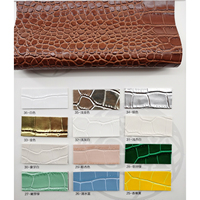 Bracelet de montre en cuir artificiel PVC à motif crocodile bicolore, élastique, résistant à l'eau, sacs et ceintures, expédition immédiate